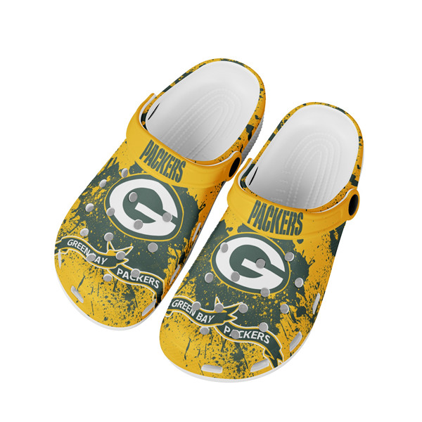 Men's Green Bay Packers Bayaband Clog Shoes 003